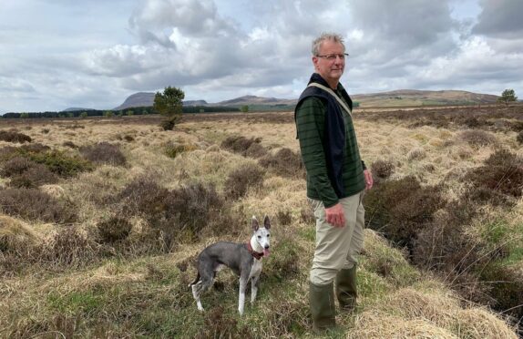 Jeremy Leggett at home on the Bunloit Estate near Loch Ness