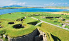 Prehistoric village Jarlshof, Shetland Islands, Scotland, UK