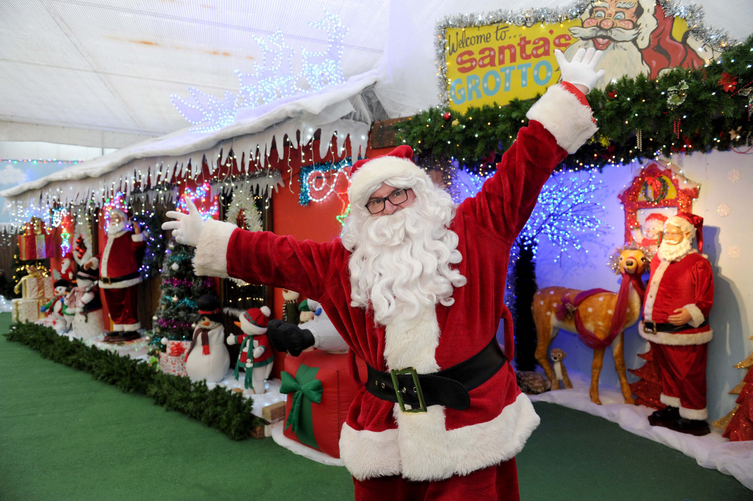 Santa Claus will be at Cardwell in his Grotto to meet the children