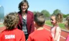 Former Olympic rowing champion Katherine Grainger at the Aberdeen Youth Games in 2018