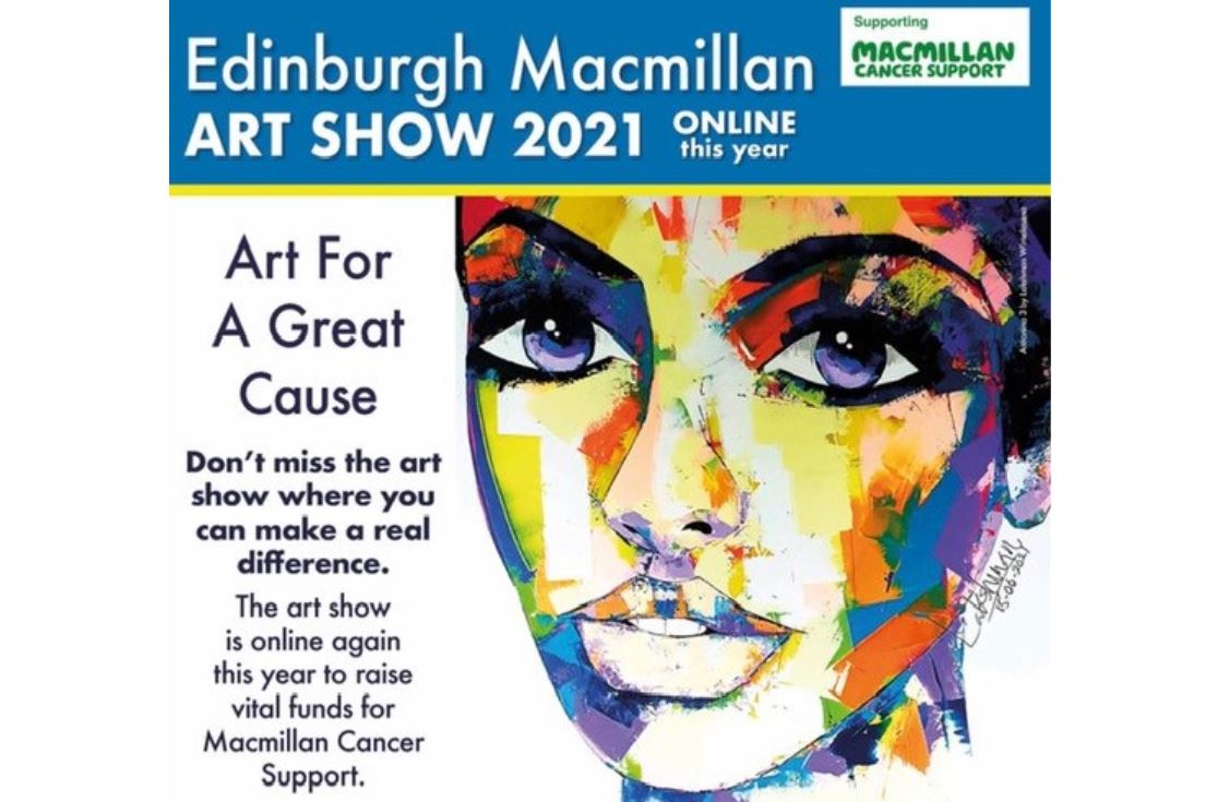 The Edinburgh Macmillan Art Show poster