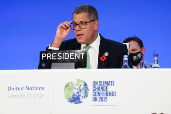 Alok Sharma, president of the Cop26 climate summit