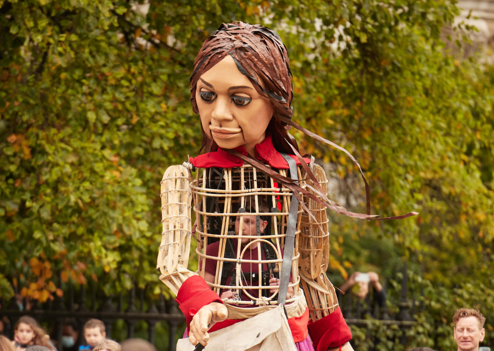 Giant refugee puppet Little Amal to march with pupils across Glasgow to