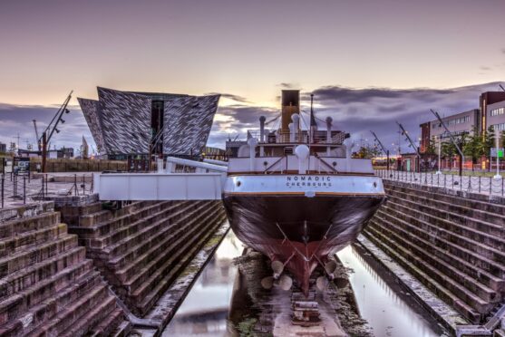 SS Nomadic and Titanic in Belfast.