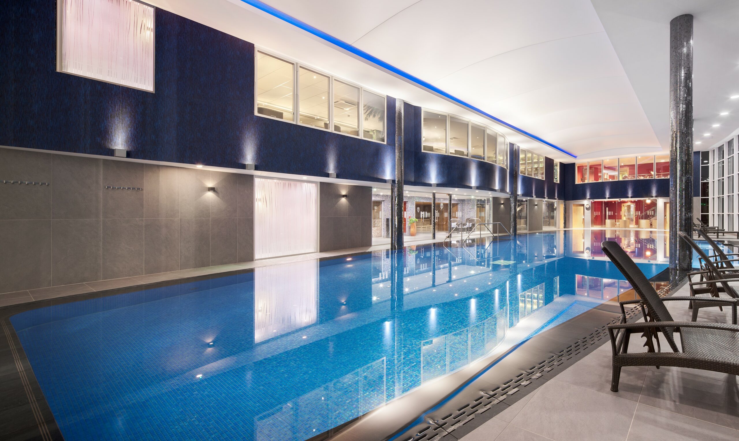 Swimming pool. Stobo Castle is among the scottish businesses you can visit to search forChristmas gifts