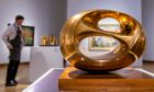 Barbara Hepworth’s Oval Sculpture.
