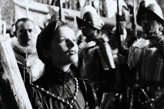 Katharine Hepburn as Mary in John Ford’s 1936 movie, Mary Of Scotland