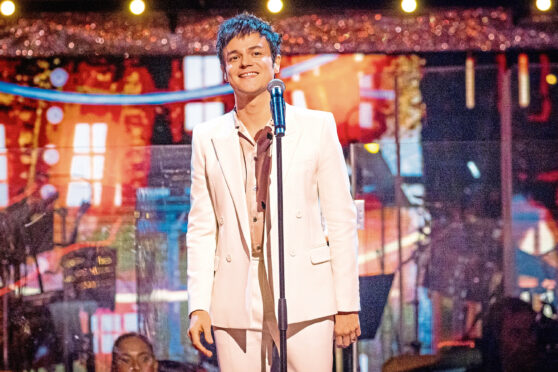 Jamie Cullum on Strictly Come Dancing Christmas Special 2021.