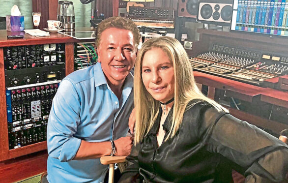 Ross King and Barbra Streisand.