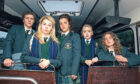 Jamie-Lee O'Donnell (centre) with her fellow Derry Girls cast members