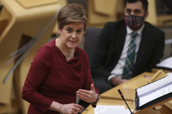 Scotland's First Minister Nicola Sturgeon