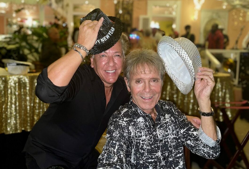 Ross with the Peter Pan of pop Sir Cliff Richard