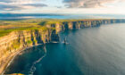 Sail past the Cliffs of Moher