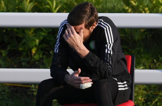 Vasilis Barkas has had a troubled time at Celtic
