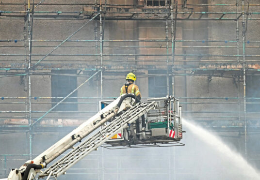 Glasgow School of Art fire.