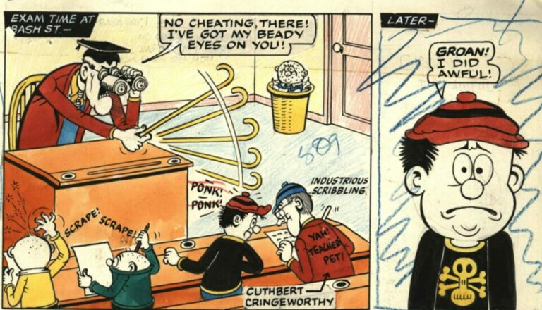Beano artist celebrated after drawing Bash Street Kids for six decades