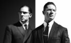 Tom Hardy plays twin gangsters Reggie and Ronnie Kray in 2015