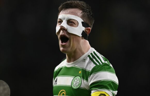 Danny can’t mask his backing for Celtic skipper  Callum McGregor (inset) in the race to be named Player of the Year.