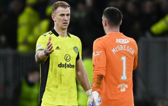 Celtic’s Joe Hart and Rangers compatriot McGregor will have a big say on the destination of the Premiership trophy