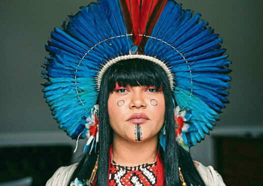 Thaline Karaja, a tribe member from the Amazon rainforest.