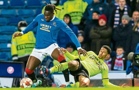 Calvin Bassey and Jude Bellingham were in the thick of it at Ibrox last Thursday night.