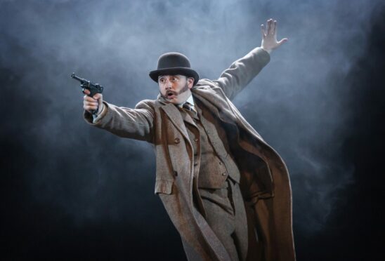 Niall Ransome plays it for laughs as Sherlock Holmes’ sidekick Dr Watson in the stage version of The Hound Of The Baskervilles