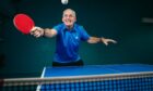 Brian Carson, who has Parkinson's, enjoying a game of table tennis at Drumchapel Sports Centre in Glasgow