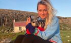 Katie Tunn, who was diagnosed with cervical intraepithelial neoplasia, at home on the Isle of Skye