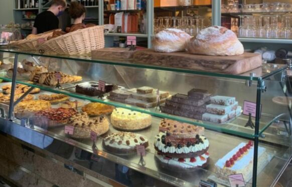 Delish goodies on display at Cafe Francoise