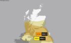 Met Office weather warnings are in place on Wednesday
