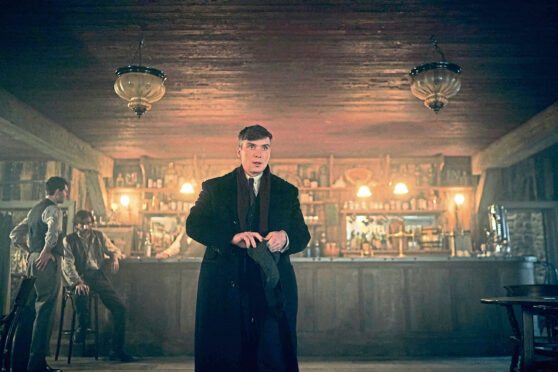 Tommy Shelby in Peaky Blinders.