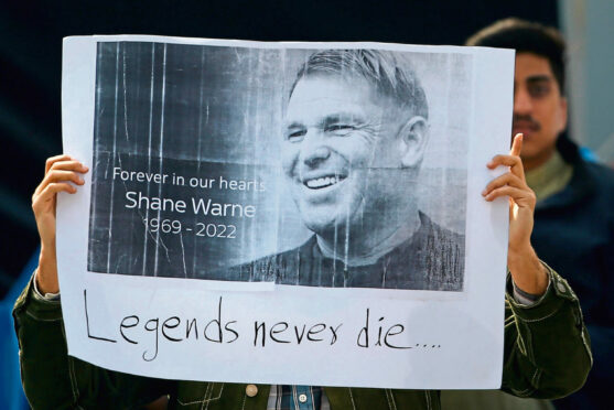 Warne remembered in Pakistan yesterday