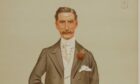 Caricature of Sir Herbert Maxwell by artist Sir Leslie Matthew Ward for Vanity Fair in September 1893