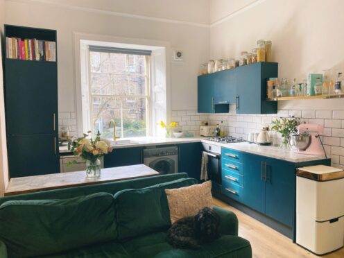 Rani Bolam's tenement kitchen, Edinburgh.