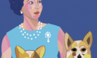 The Queen and her Corgis by Owen Grant Innes.