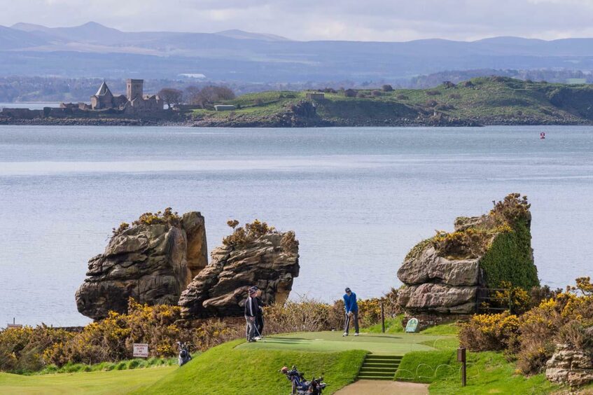 Panorama in Aberdour - east scotland places to visit