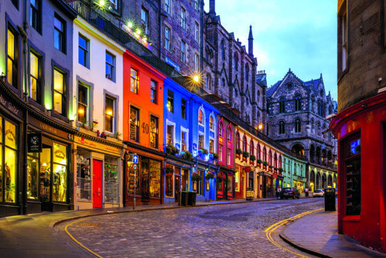 Edinburgh's Victoria Street.