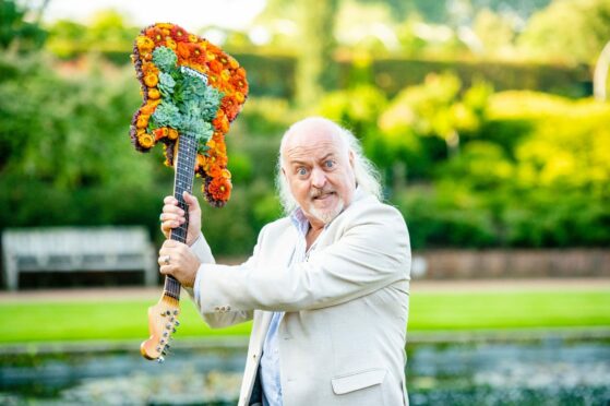 Bill Bailey at RHS Wisley Flower show last year