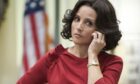 Julia Louis-Dreyfus as potty-mouthed vice-president Selina Meyer in Veep