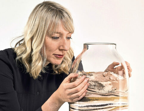 Artist Katie Paterson will crush materials – from the oldest meteorites to fossils – from throughout Earth’s history and preserve them in a jar, like the one above, for her Requiem exhibition.