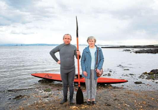 Eddie Marsan and Monica Dolan as canoe fraudster John Darwin and wife Anne.
