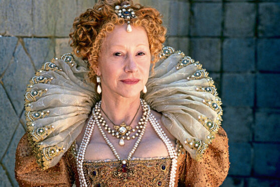 Dame Helen Mirren as Elizabeth I.