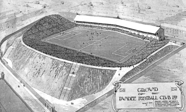 Leitch’s drawing for Dundee’s Dens Park