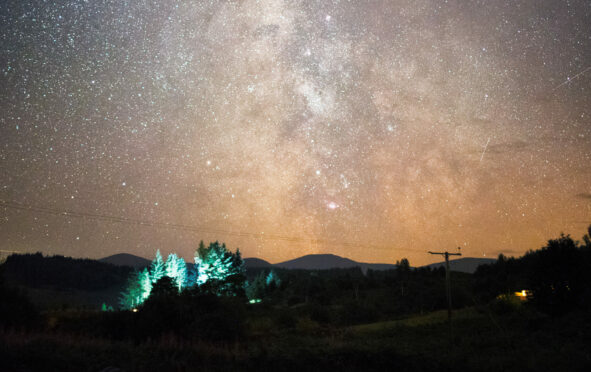 The Milky Way above Galloway Forest Park