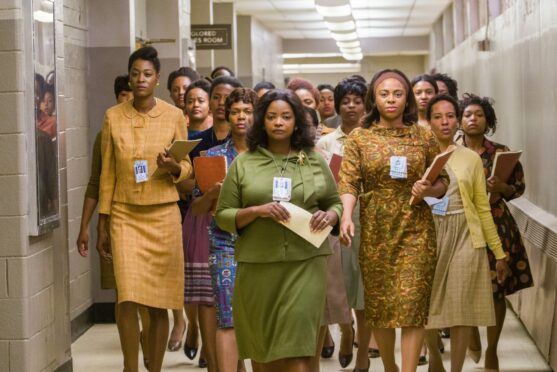 Octavia Spencer and Crystal Lee Brown in Hidden Figures, 2016