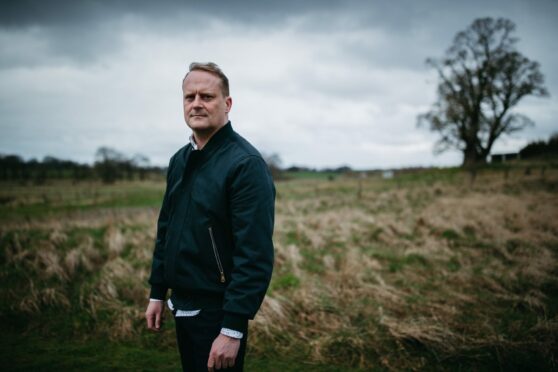 Quentin Somerville pictured in Strathaven, after spending time in Ukraine