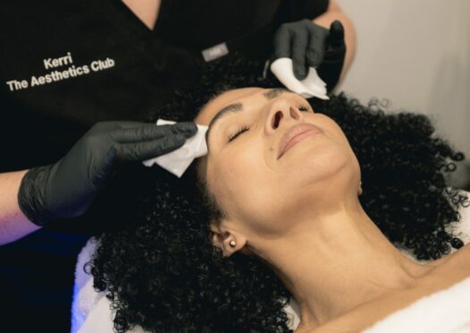 Oxygen facial at The Aesthetics Club in Bearsden