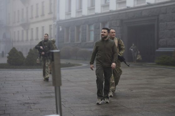 Zelensky in under-siege capital Kyiv