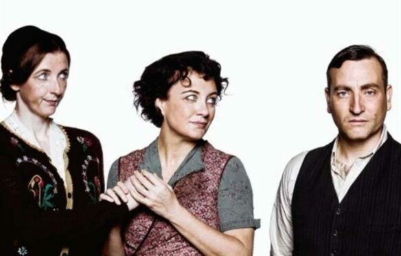 Stars of the 2011 NTS production of Ena Lamont Stewart’s Men Should Weep, from left, Julie Wilson Nimmo, Lorraine McIntosh and Michael Nardone