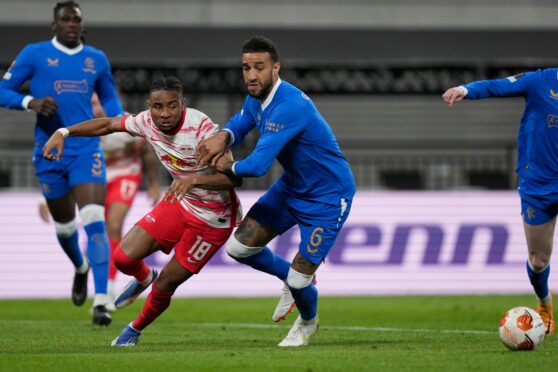 Calvin Bassey and Connor Goldson stood firm against Leipzig for most the game